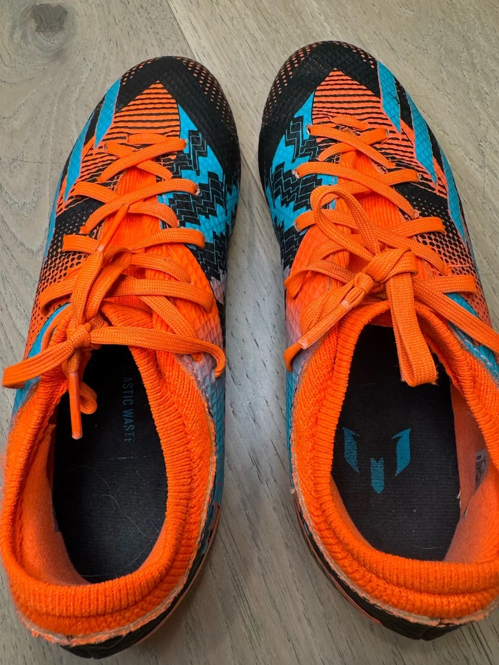 Adidas X Speedportal Messi.3 FG Youth Soccer Cleats Orange Size 6Y GZ5145